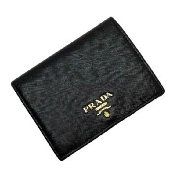 Prada Saffiano Leather Wallet Nero Black - Picture 1 of 3